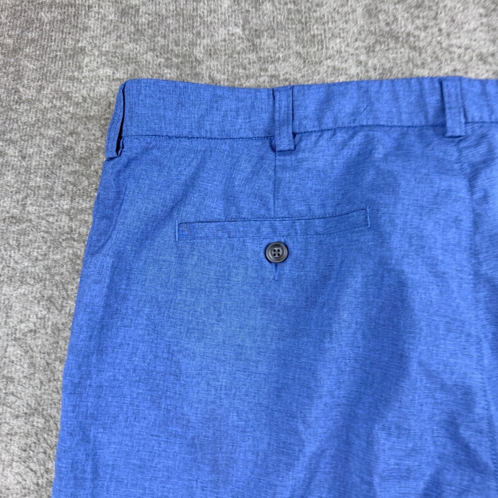 Grand Slam Golf Shorts Men's 36 Blue Performance Stretch Flat Front Casual - Picture 12 of 14